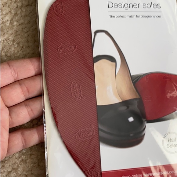 Vibram Shoes | Red Sole Vibram Made for Christian Louboutin Shoes | Color: Red | Size: Any Size | Giuliana80's Closet